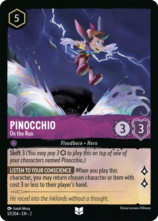 Set 2-057 | Pinocchio - On the Run | Uncommon
