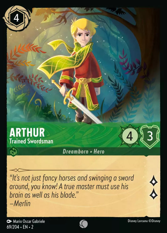 Set 2-069 | Arthur - Trained Swordsman | Common