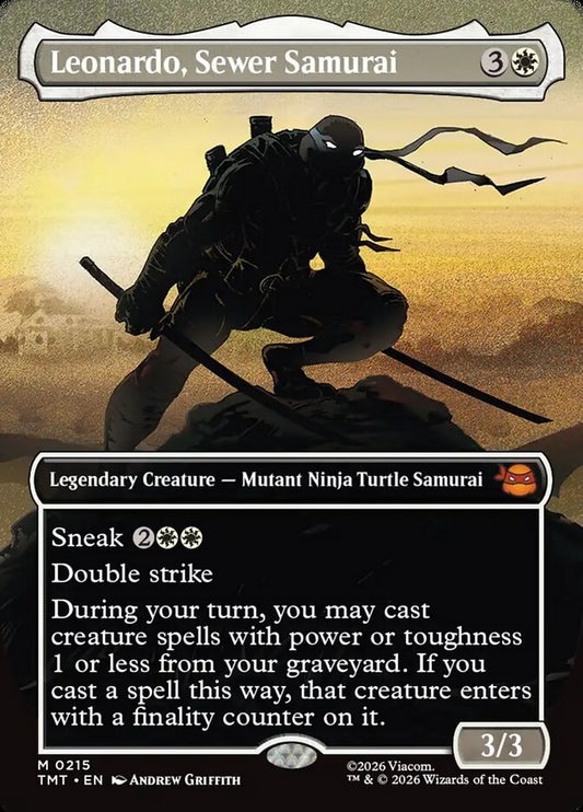 TMT-0215 | Leonardo, Sewer Samurai | EN  | - | Foil