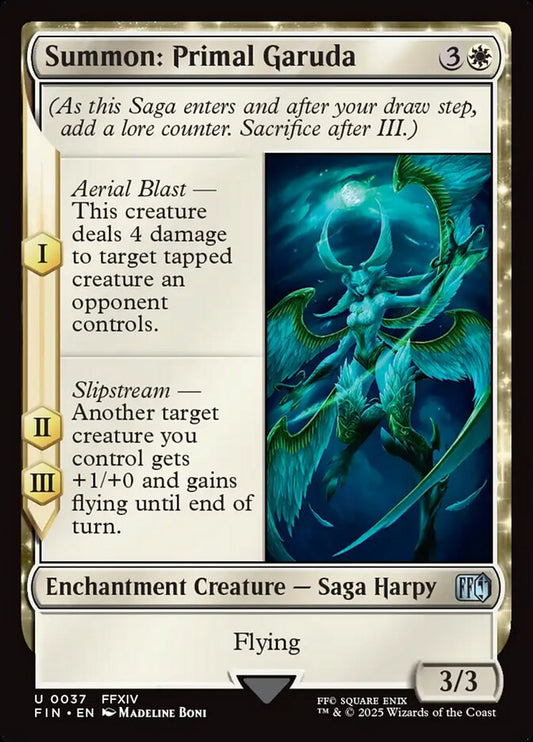 FIN-0037 | Summon: Primal Garuda | EN  | - | Non-Foil
