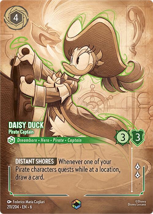 Set 6-211 | Daisy Duck - Pirate Captain | Enchanted