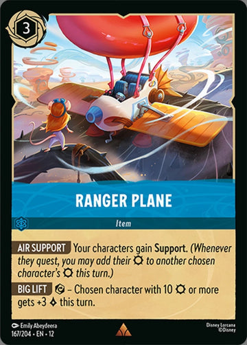 Set12-167 | Ranger Plane | Rare | Non-Foil