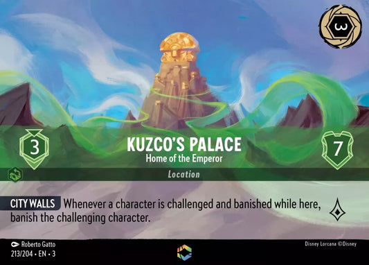 Set 3-213 | Kuzco's Palace - Home of the Emperor | Enchanted