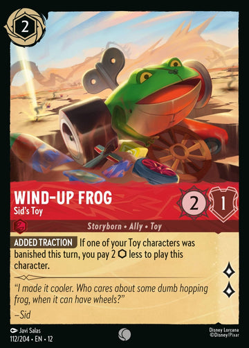 Set12-112 | Wind–Up Frog – Sid's Toy | Common | Non-Foil