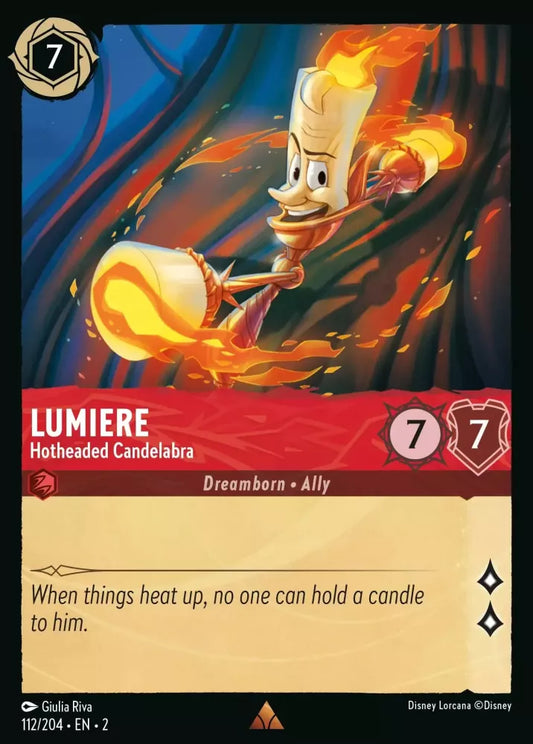 Set 2-112 | Lumiere - Hotheaded Candelabra | Rare