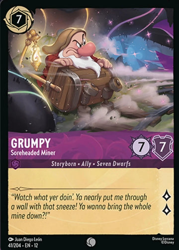 Set12-041 | Grumpy – Soreheaded Miner | Common | Foil