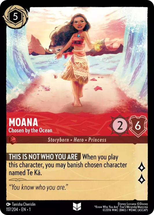 Set 1-117 | Moana - Chosen by the Ocean |  Uncommon