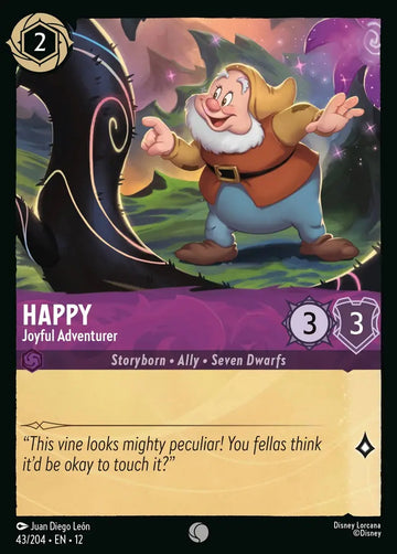 Set12-043 | Happy – Joyful Adventurer | Common | Non-Foil