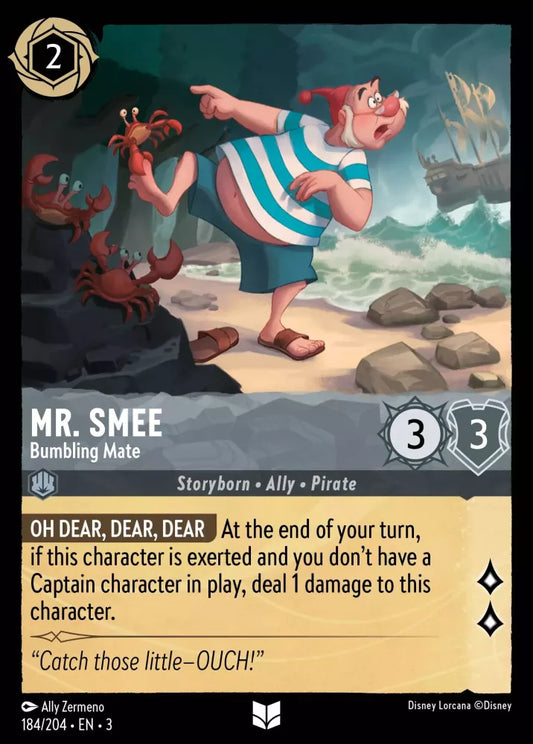 Set 3-184 | Mr. Smee - Bumbling Mate | Uncommon