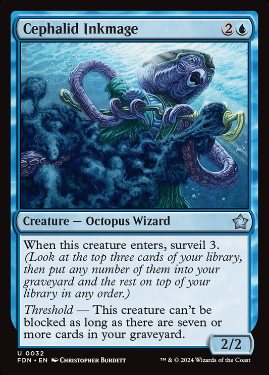 FDN-032 Cephalid Inkmage | Uncommon (EN)