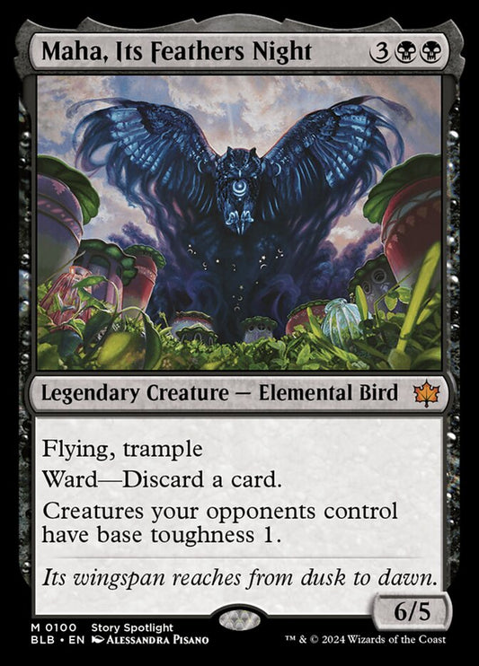 BLB-0100 | Maha, Its Feathers Night | EN  | - | Foil