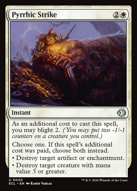 ECL-030 Pyrrhic Strike | Uncommon (EN)