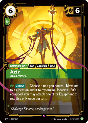 SFD-050/221 | Azir, Ascendant | Rare