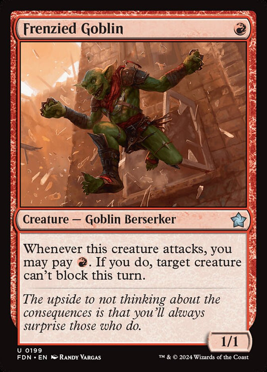 FDN-199 Frenzied Goblin | Uncommon (EN)