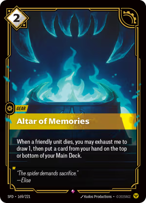 SFD-169/221 | Altar of Memories | Rare