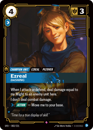 SFD-082/221 | Ezreal, Dashing | rare