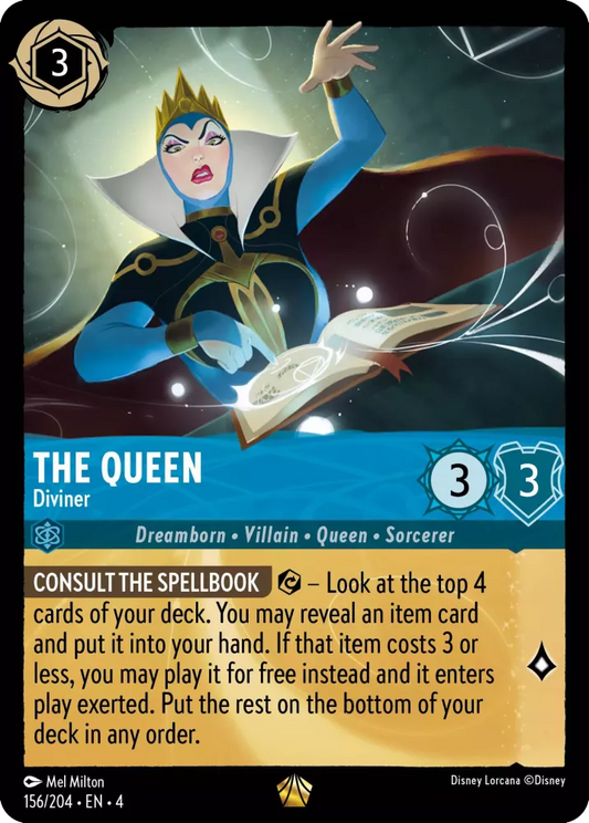 Set 4-156 | The Queen - Diviner | Legendary