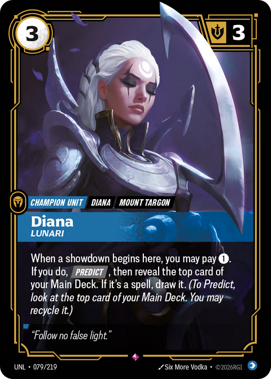 UNL-079/219 Diana - Lunari | Rare