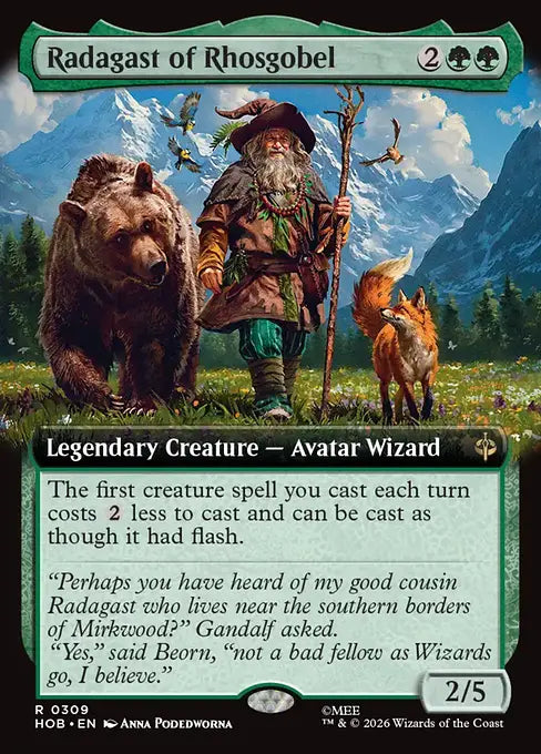 HOB-309 Radagast of Rhosgobel (Extended Art) | Rare (EN)