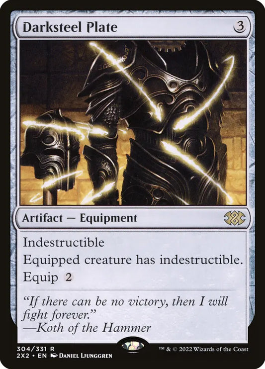 2X2-304 Darksteel Plate | Rare (EN)