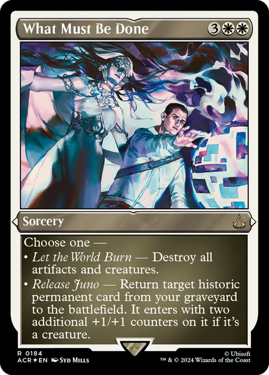 ACR-184 What Must Be Done (Etched) | Rare (EN)