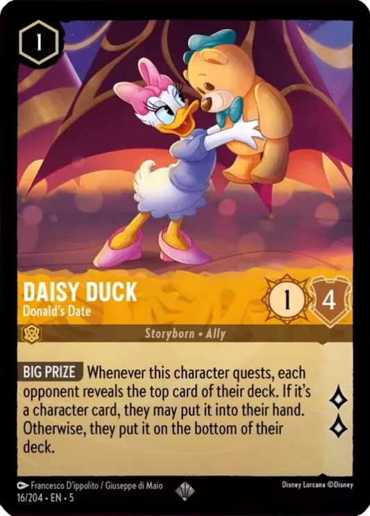 Set 5-016 | Daisy Duck - Donald's Date | Super Rare
