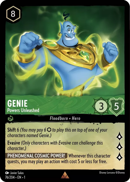 Set 1-076 | Genie - Powers Unleashed |  Rare