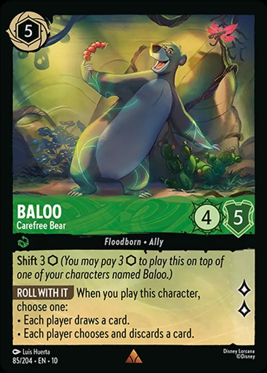 Set 10-085 | Baloo - Carefree Bear | Rare