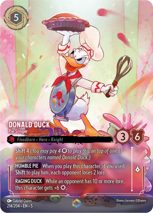 Set 5-214 | Donald Duck - Pie Slinger | Enchanted