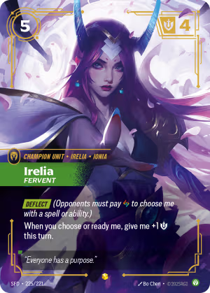 SFD-225/221 | Irelia, Fervent | Showcase