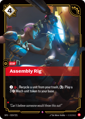 SFD-019/221 | Assembly Rig | Rare