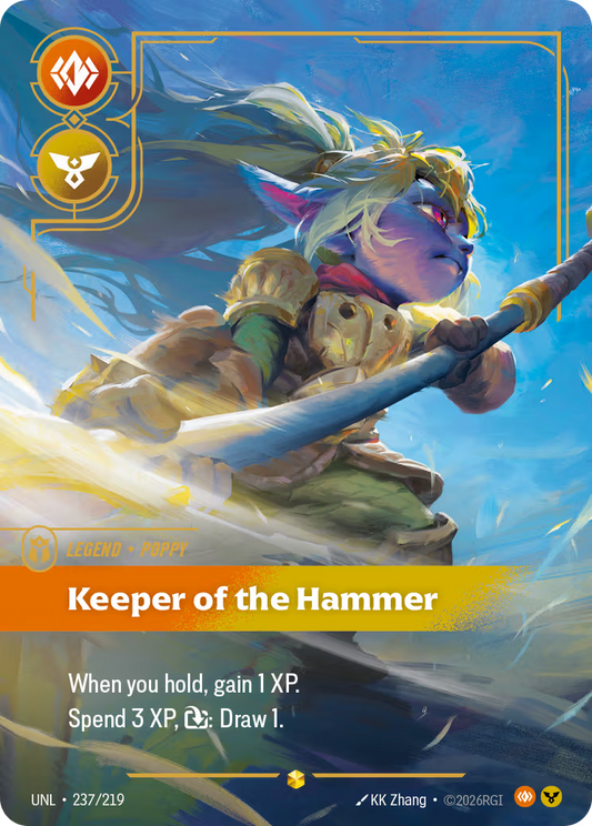 UNL-237/219 Poppy - Keeper of the Hammer (Overnumbered) | Showcase