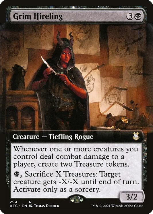 AFC-294 Grim Hireling (Borderless) | Rare (EN)
