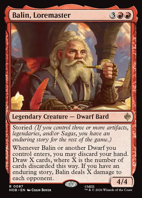 HOB-087 Balin, Loremaster | Rare (EN)