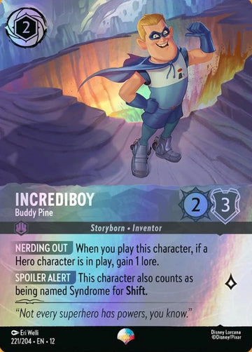 Set12-221 | Incrediboy – Buddy Pine | Common | Foil