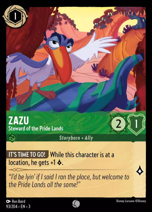 Set 3-093 | Zazu - Steward of the Pride Lands | Common