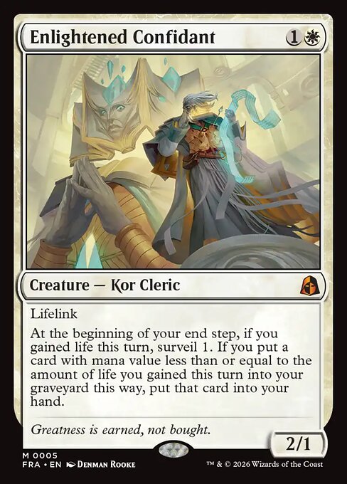 FRA-005 Enlightened Confidant | Mythic (EN)