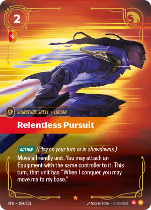 SFD-184/221 | Relentless Pursuit | Epic