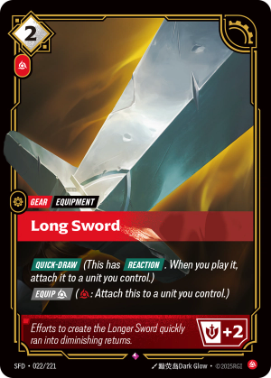 SFD-022/221 | Long Sword | Rare