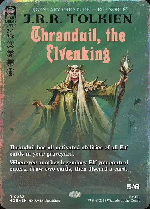 HOB-282 Thranduil, the Elvenking (Borderless) | Rare (EN)
