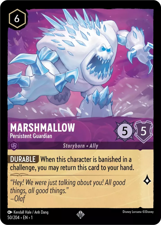 Set 1-050 | Marshmallow - Persistent Guardian |  Super Rare