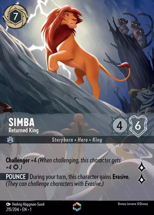 Set 1-215 | Simba - Returned King |  Enchanted