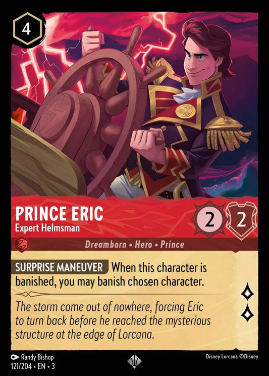 Set 3-121 | Prince Eric - Expert Helmsman | Super Rare