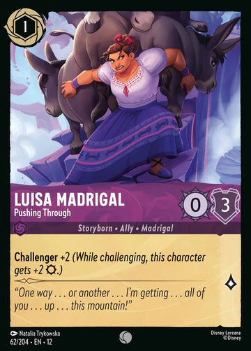 Set12-062 | Luisa Madrigal – Pushing Through | Common | Foil