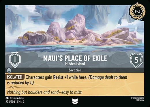 Set 9-204 | Maui's Place of Exile - Hidden Island | Uncommon
