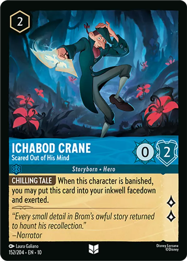 Set 10-152 | Ichabod Crane - Scared Out of His Mind | Uncommon