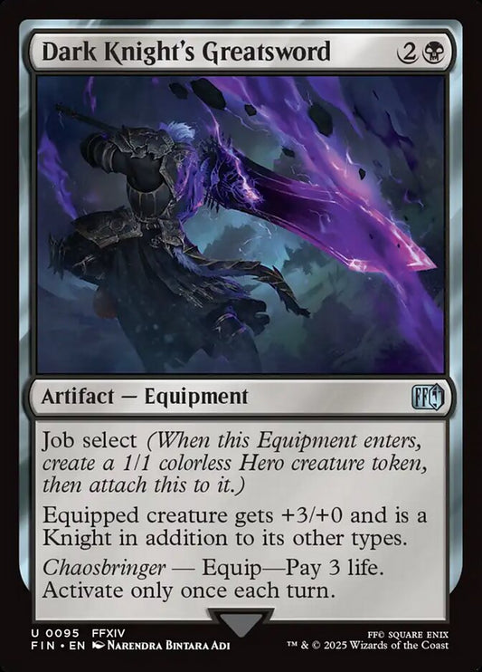 FIN-095 Dark Knight's Greatsword | Uncommon (EN)