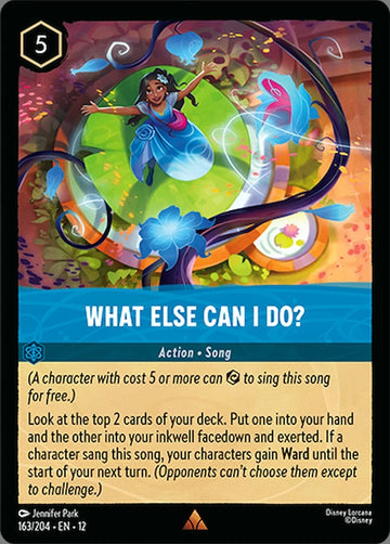 Set12-163 | What Else Can I Do? | Rare | Non-Foil
