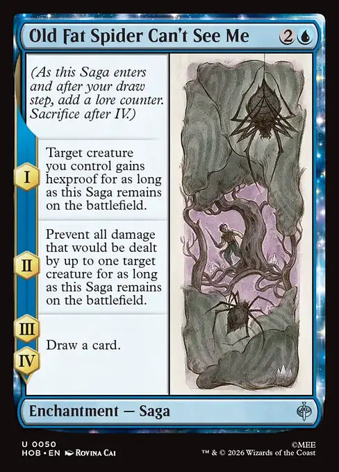 HOB-050 Old Fat Spider Can't See Me | Uncommon (EN)