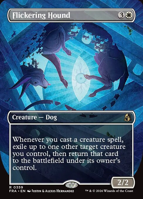 FRA-359 Flickering Hound (Borderless) | Rare (EN)